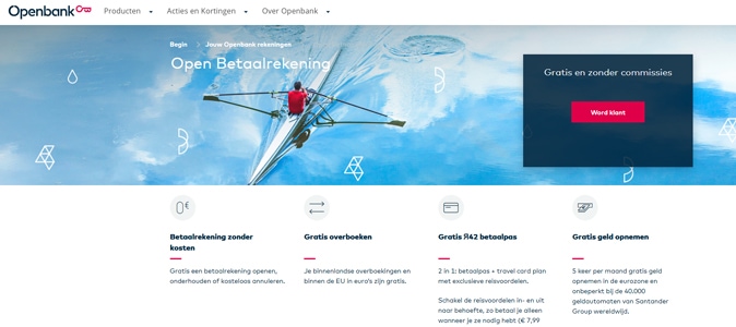 Gratis Openbank bankrekening