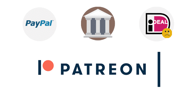 Patreon zonder creditcard