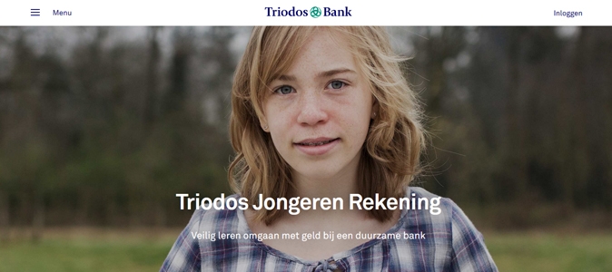 Triodos jongeren rekening voor sparen